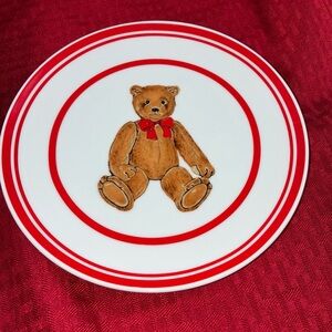 Teddy Bear  Plate Curzon Japan 8" Porcelain